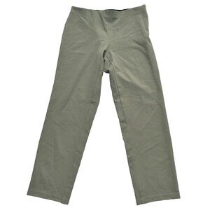 New Equestrian Santa Barbara Sage Green Herringbone Riding Pants High Rise Large